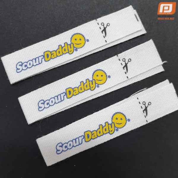 Mác in Logo Scour Daddy - Nhãn Mác Và Phụ Liệu Dệt May Thanh Bình - Công Ty Cổ Phần Sản Xuất Nhãn Mác Và Phụ Liệu Dệt May Thanh Bình
